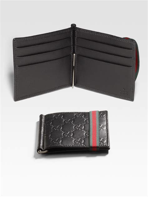 buy gucci money clip wallet|gucci men's wallet clearance.